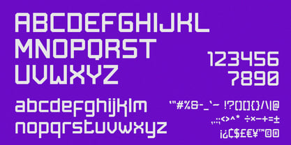 Space Eight Font Poster 8