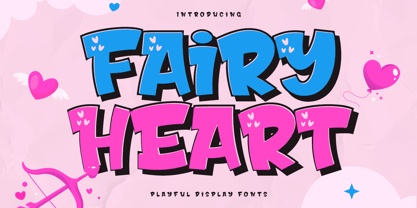 Fairy Heart Font Poster 1