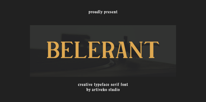 Belerant Font Poster 1