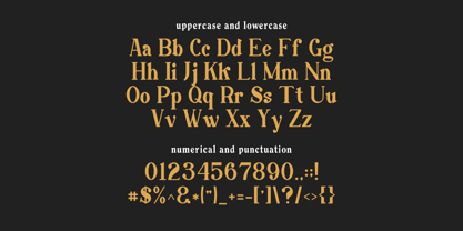 Belerant Font Poster 4