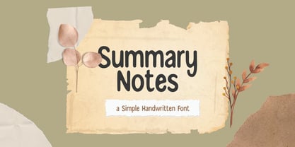Summary Notes Fuente Póster 1
