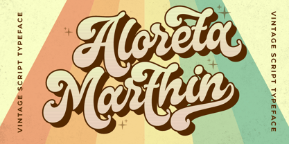 Aloreta Marthin Font Poster 1