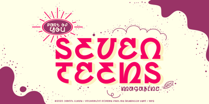 Sweet Curly Font Poster 3