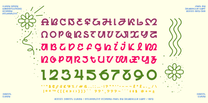 Sweet Curly Font Poster 11