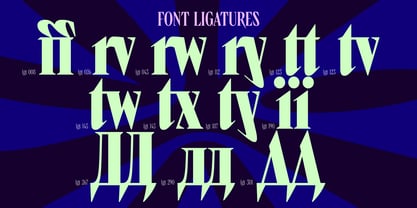 CD Knifery Font Poster 11