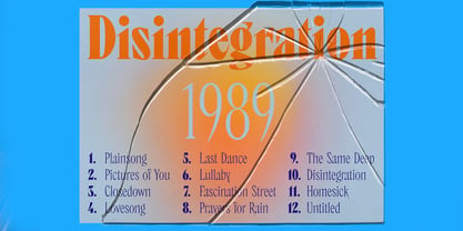 CD Knifery Font Poster 6