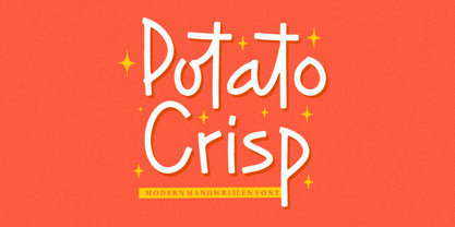 Potato Crisp Font Poster 1