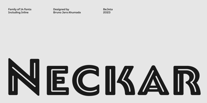 Neckar Font Poster 1