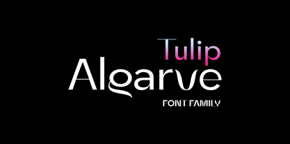 Tulip Algarve Font Poster 1