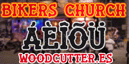 Bikers Church Font Poster 4