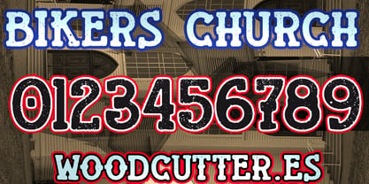 Bikers Church Font Poster 6