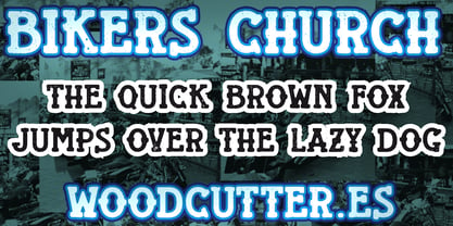 Bikers Church Font Poster 2