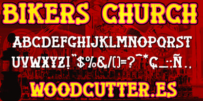 Bikers Church Font Poster 3