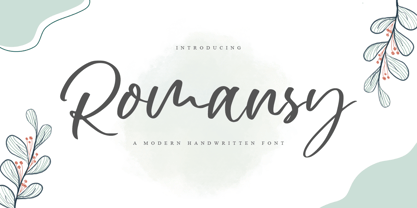 Romansy Font Poster 1