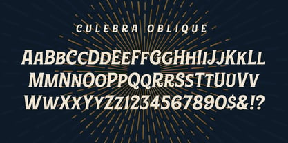 Culebra Font Poster 6