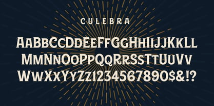 Culebra Font Poster 4