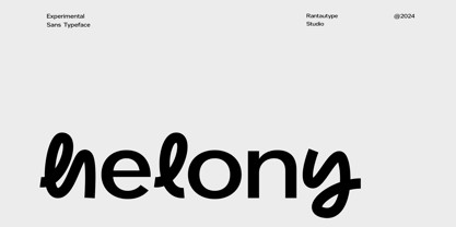 Helony Font Poster 1