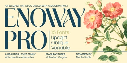 Enoway Pro Font Poster 1