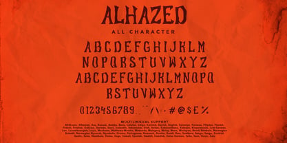 Alhazed Font Poster 7