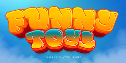 Funny Toys Font Poster 1