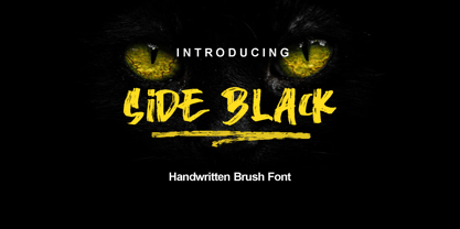 Side Black Font Poster 1