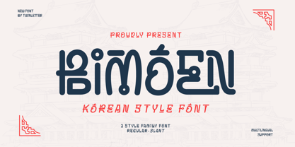 Bimoen Font Poster 1