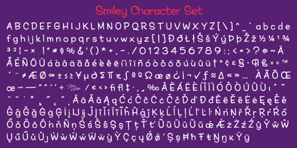 Smiley Font Poster 5