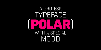 Polar Font Poster 1