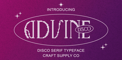 Advine Disco Font Poster 1