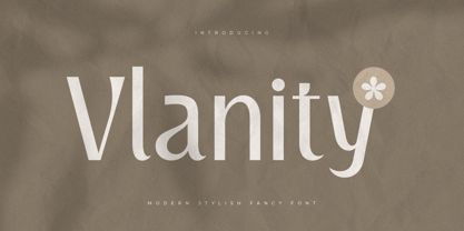 Vlanity Font Poster 1