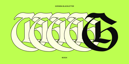 Gofarda Gothic Font Poster 9