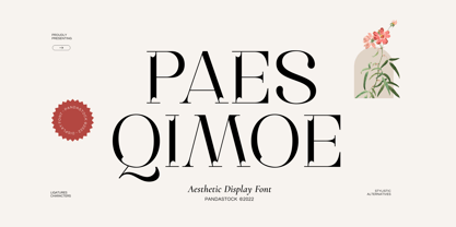 Paes Qimoe Font Poster 1
