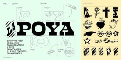 Lapoya Font Poster 7