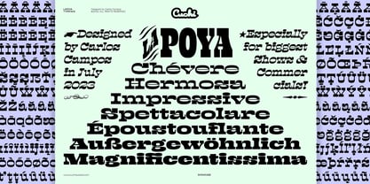 Lapoya Font Poster 15