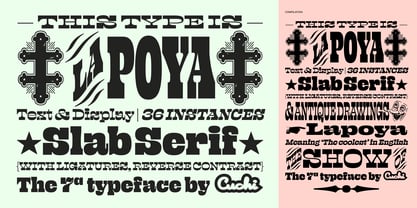 Lapoya Font Poster 5