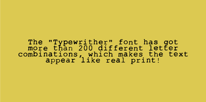 Typewrither Font Poster 4