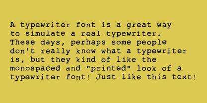 Typewrither Font Poster 3