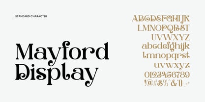 Mayford Display Font Poster 5