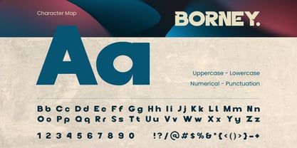 Borney Font Poster 2