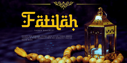 Thariqah Font Poster 10