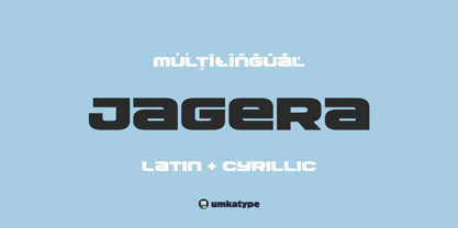 Jagera Font Poster 1