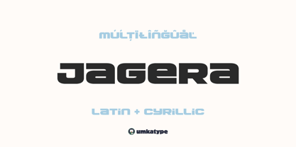 Jagera Font Poster 12