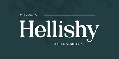 Hellishy Font Poster 1