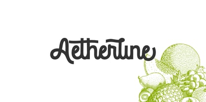 Aetherline Font Poster 1