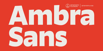 Ambra Sans Police Poster 1
