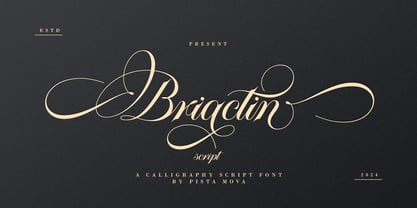 Briactin Font Poster 1