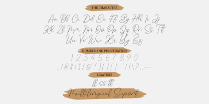 Basic Romantic Font Poster 8