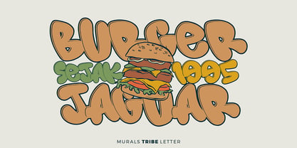 Murals Tribe Letter Font Poster 3