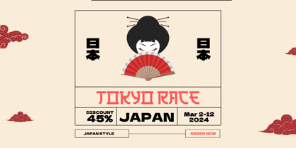 Japan Rich Font Poster 5