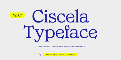 MTC Ciscela Font Poster 1